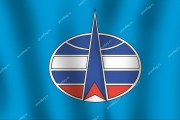 Флаг космических сил РФ