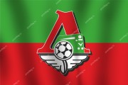 Флаг футбольного клуба "Локомотив" (г. Москва)