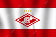 Флаг футбольного клуба "Спартак" (г. Москва)
