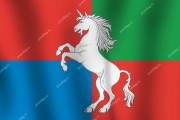 Флаг г.о. Выкса Нижегородской области